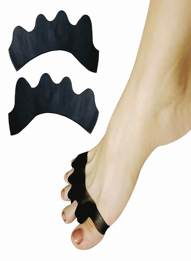 SUNFATT Toe Separators for Women ang Men,Toe Spacers for Women,Relieves Overlapping Toes,Bunions Corrector and Hammer Toe Pain,Gel Toe Spreader Separates and Relaxes Toes.2 Pcs - Image 1
